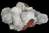 Quartz Encrusted, Hematite Quartz - Morocco #70778-1